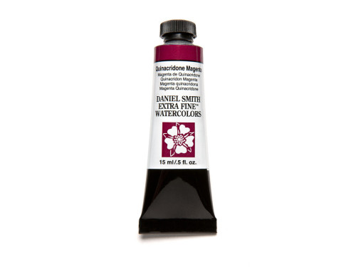 Extra Fine Watercolor paint - Daniel Smith - Quinacridone Magenta, 15 ml