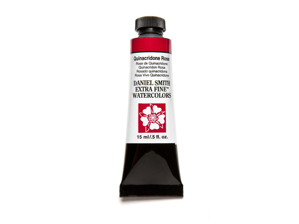 Extra Fine Watercolor paint - Daniel Smith - Quinacridone Rose, 15 ml