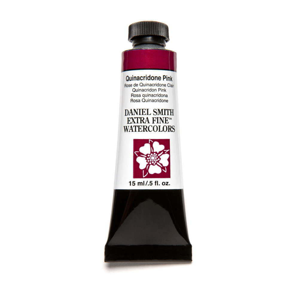 Extra Fine Watercolor paint - Daniel Smith - Quinacridone Pink, 15 ml