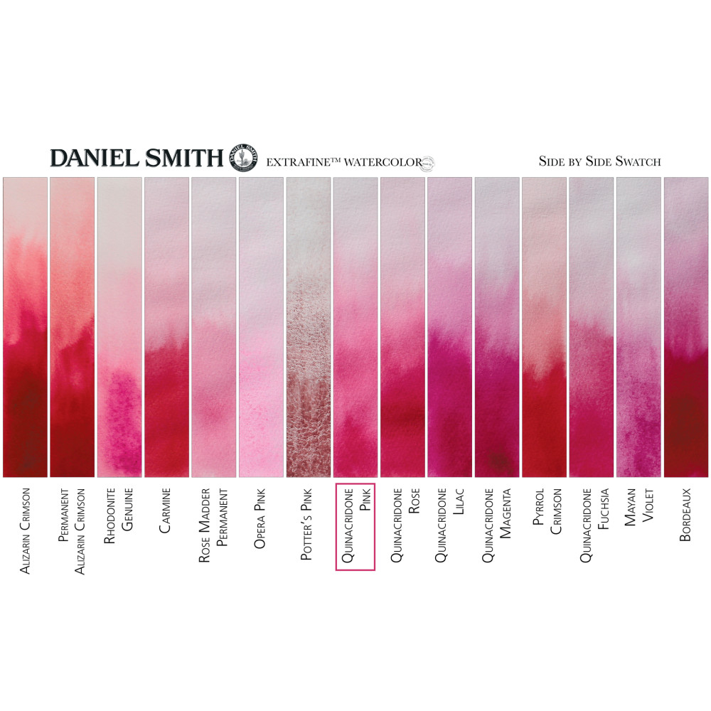 Extra Fine Watercolor paint - Daniel Smith - Quinacridone Pink, 15 ml