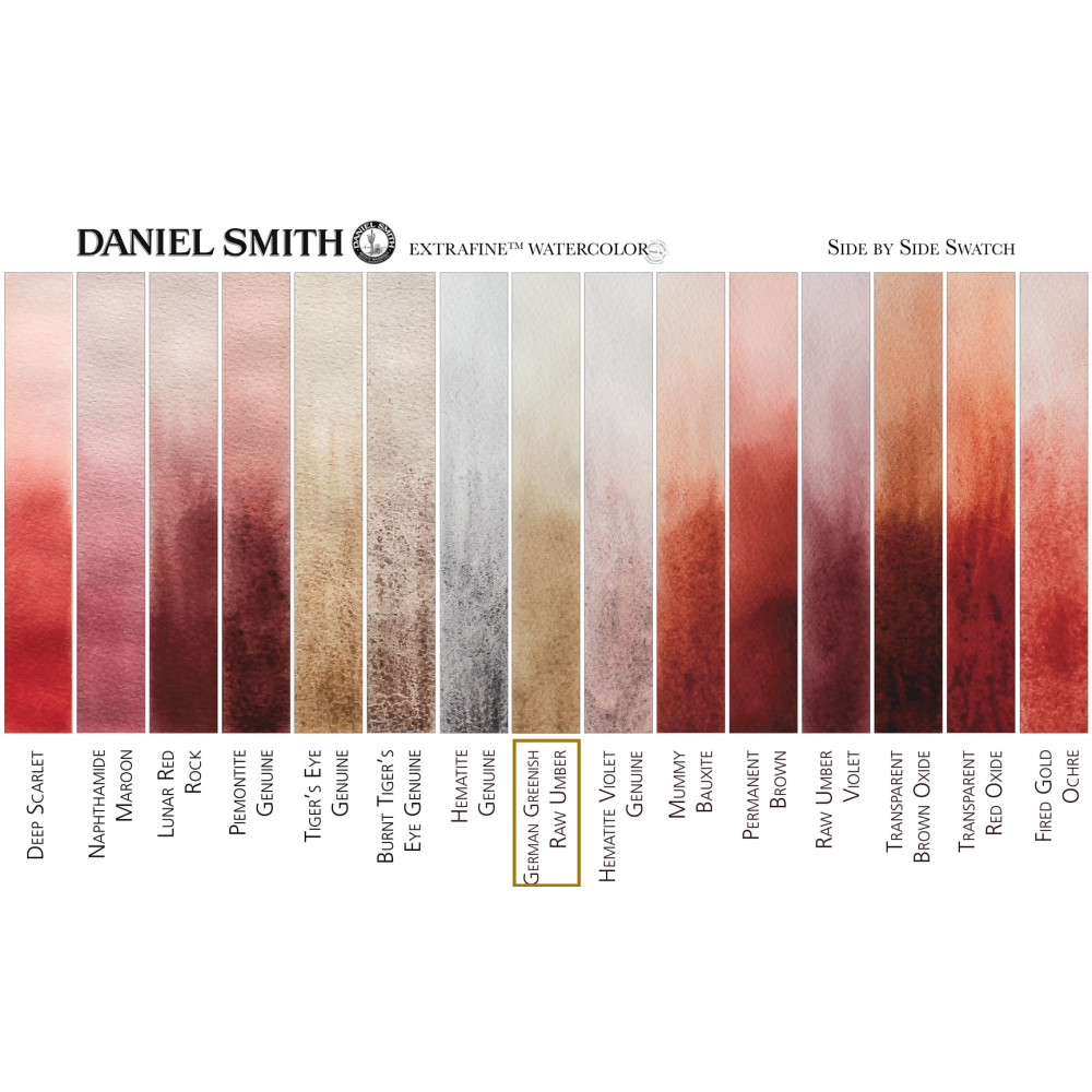 Extra Fine Watercolor paint - Daniel Smith - German Greenish Raw Umber, 15 ml