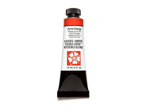Extra Fine Watercolor paint - Daniel Smith - Pyrrol Orange, 15 ml