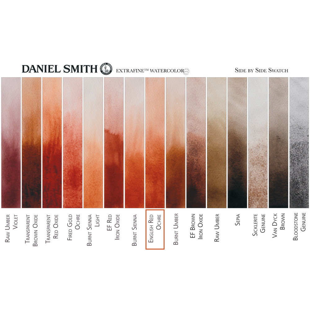 Extra Fine Watercolor paint - Daniel Smith - English Red Ochre, 15 ml