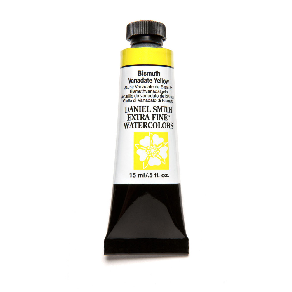Extra Fine Watercolor paint - Daniel Smith - Bismuth Vanadate Yellow, 15 ml