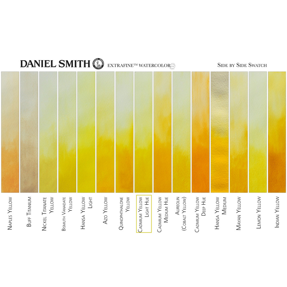 Extra Fine Watercolor paint - Daniel Smith - Cadmium Yellow Light Hue, 15 ml