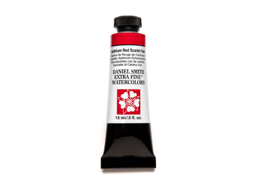 Extra Fine Watercolor paint - Daniel Smith - Cadmium Red Scarlet Hue, 15 ml