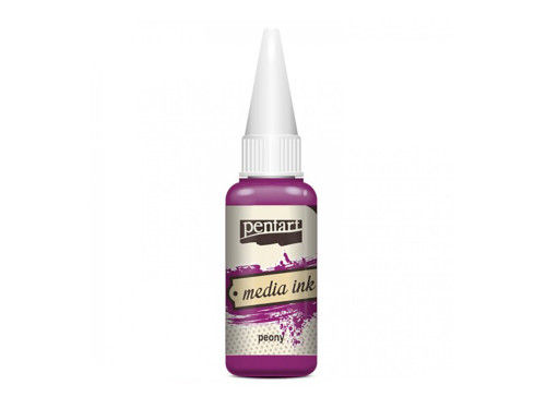 Tusz alkoholowy Media Ink - Pentart - Peonia, 20 ml