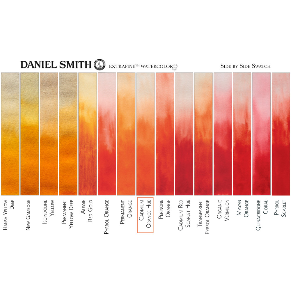 Extra Fine Watercolor paint - Daniel Smith - Cadmium Orange Hue, 15 ml