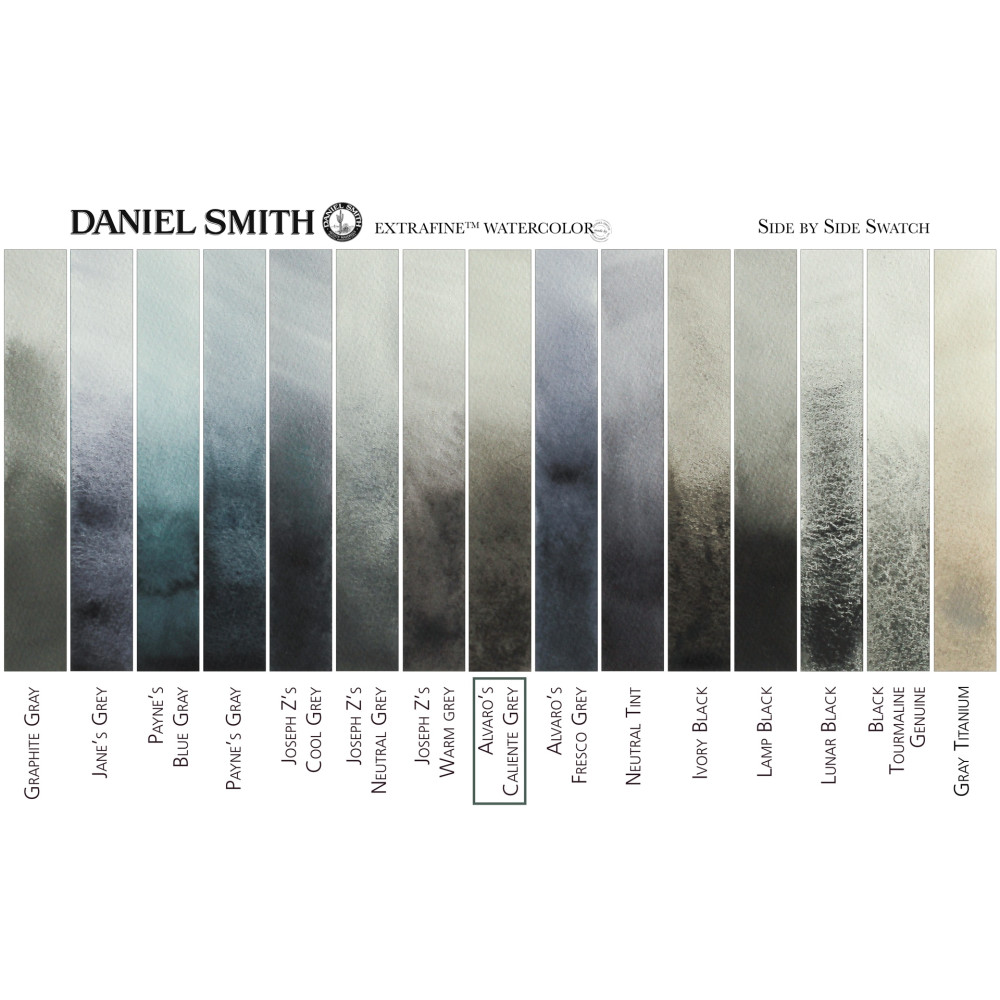 Extra Fine Watercolor paint - Daniel Smith - Alvaro's Caliente Grey, 15 ml