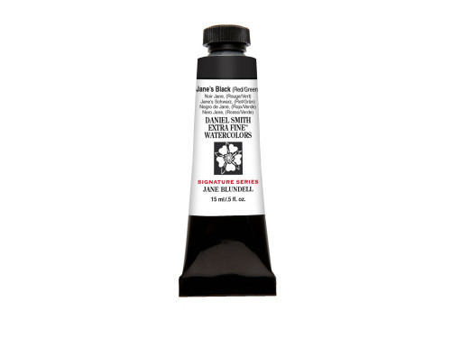 Extra Fine Watercolor paint - Daniel Smith - Jane's Black (Red/Green), 15 ml