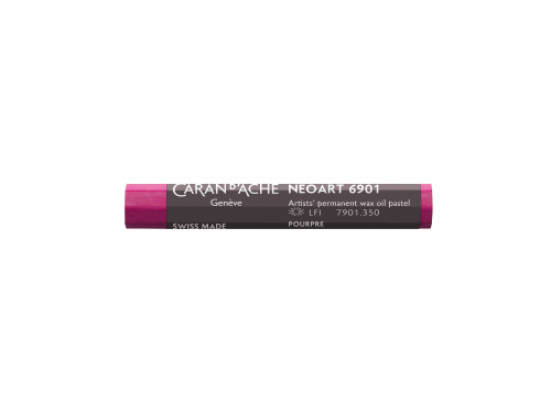 Neoart 6901 artist's wax oil pastel - Caran d'Ache - 350, Purplish Red