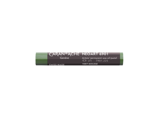 Neoart 6901 artist's wax oil pastel - Caran d'Ache - 225, Moss Green