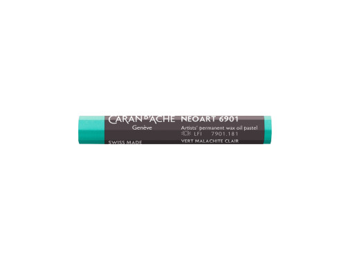 Neoart 6901 artist's wax oil pastel - Caran d'Ache - 181, Light Malachite Green