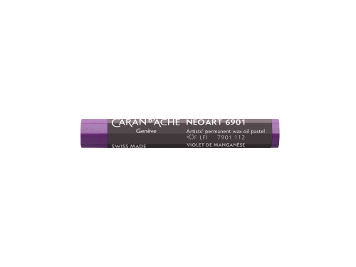 Neoart 6901 artist's wax oil pastel - Caran d'Ache - 112, Manganese Violet