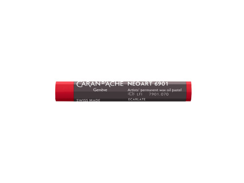 Neoart 6901 artist's wax oil pastel - Caran d'Ache - 070, Scarlet