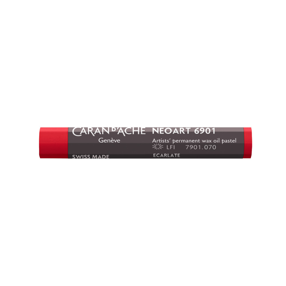 Neoart 6901 artist's wax oil pastel - Caran d'Ache - 070, Scarlet