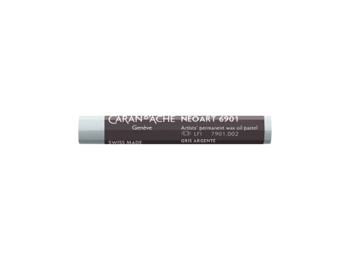 Neoart 6901 artist's wax oil pastel - Caran d'Ache - 002, Silver Grey