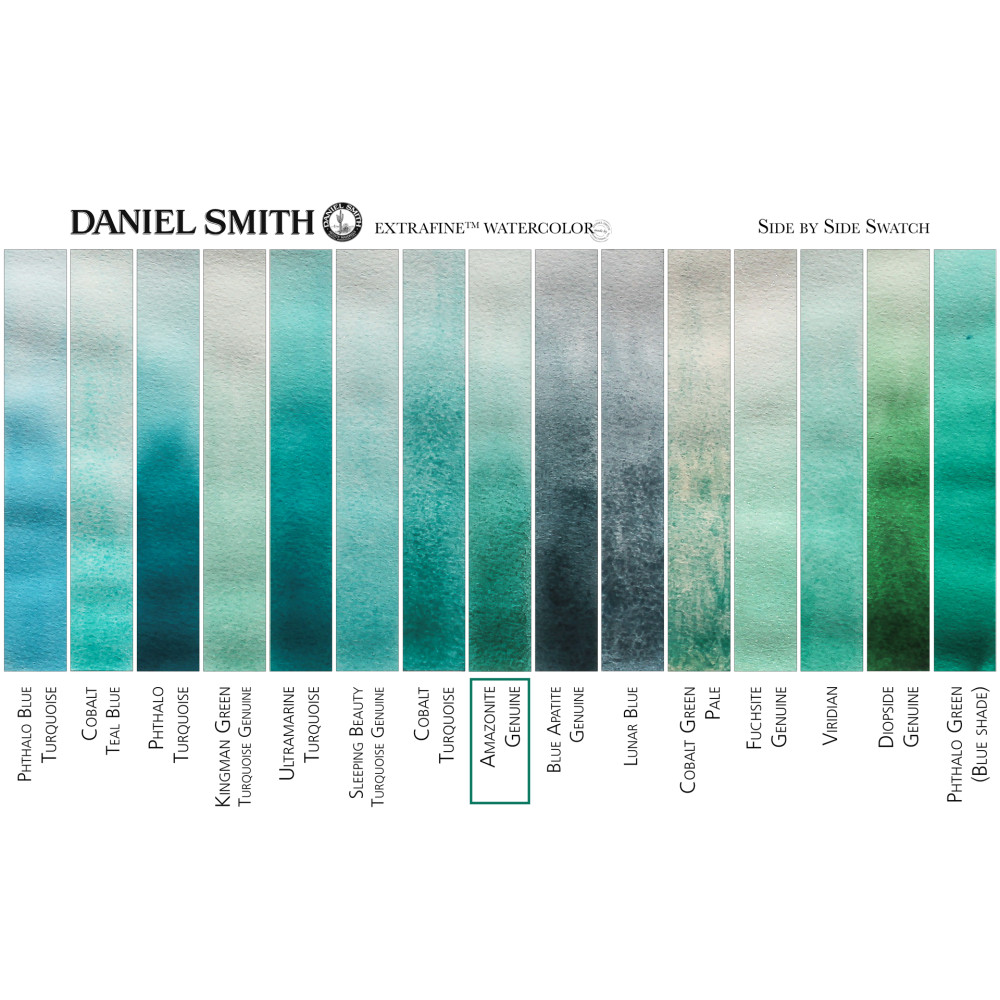 Extra Fine PrimaTek Watercolor paint - Daniel Smith - Amazonite Genuine, 15 ml