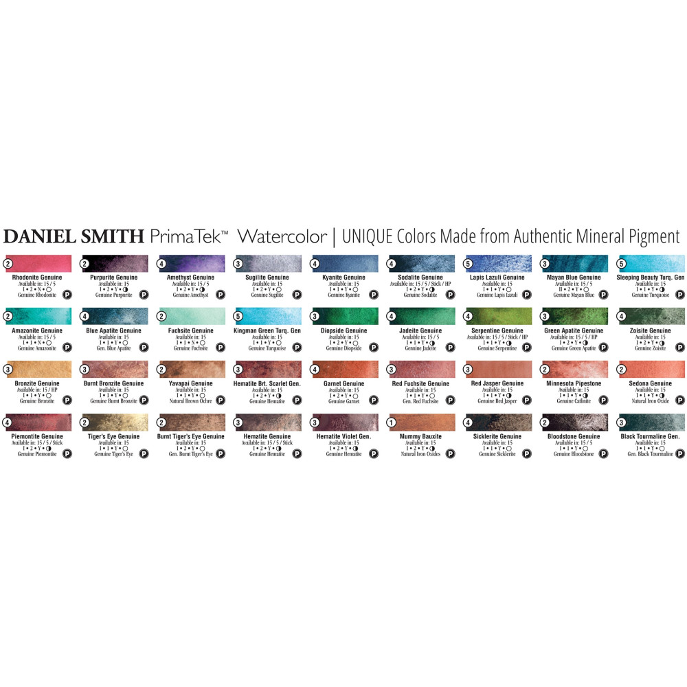Extra Fine PrimaTek Watercolor paint - Daniel Smith - Red Jasper Genuine, 15 ml