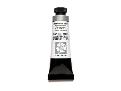 Extra Fine Luminescent Watercolor paint - Daniel Smith - Interference Silver, 15 ml