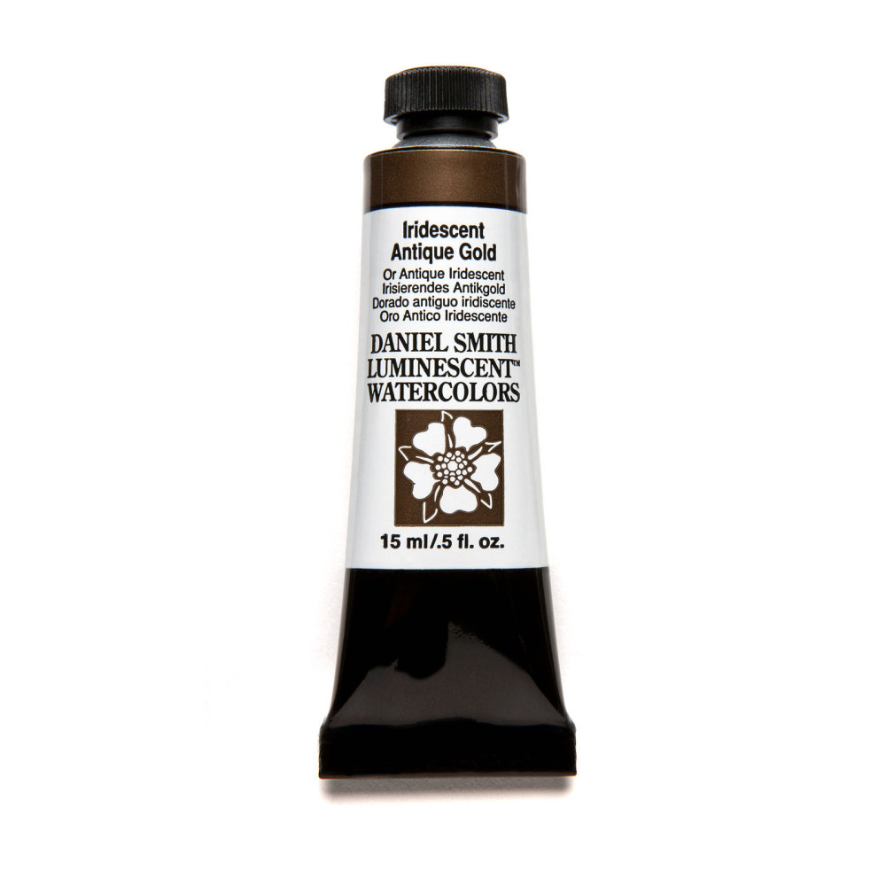Extra Fine Luminescent Watercolor paint - Daniel Smith - Iridescent Antique Gold, 15 ml