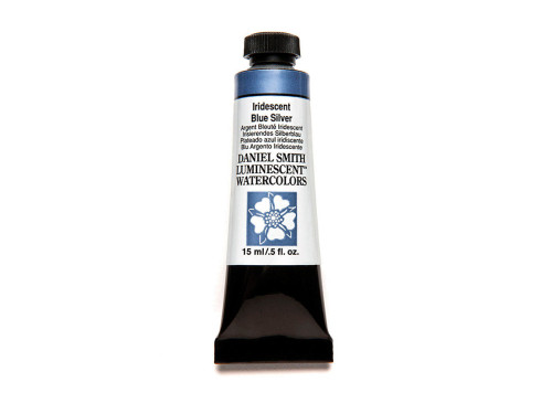 Extra Fine Luminescent Watercolor paint - Daniel Smith - Iridescent Blue Silver, 15 ml