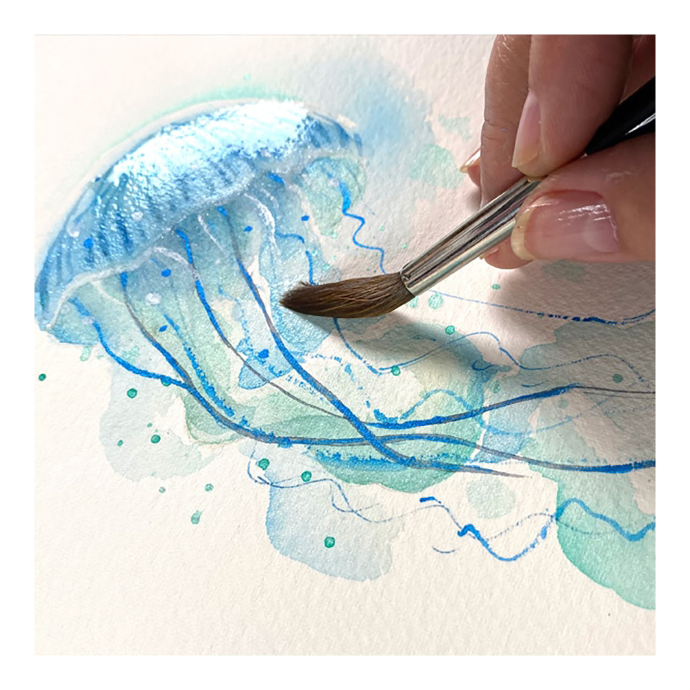 Extra Fine Luminescent Watercolor paint - Daniel Smith - Iridescent Jade, 15 ml