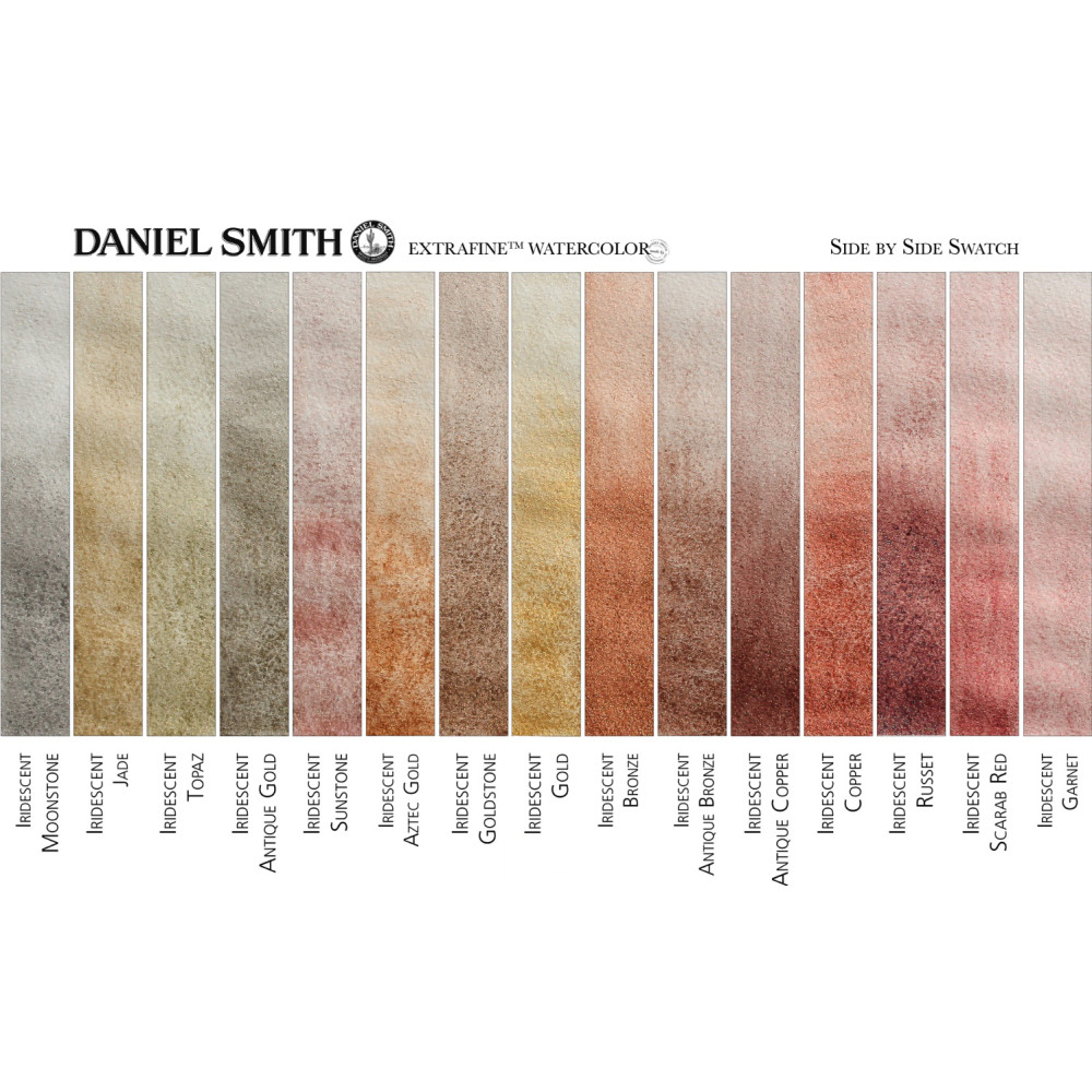 Extra Fine Luminescent Watercolor paint - Daniel Smith - Iridescent Topaz, 15 ml