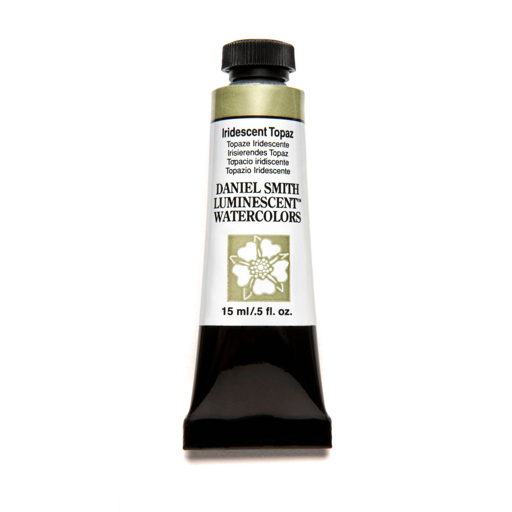 Extra Fine Luminescent Watercolor paint - Daniel Smith - Iridescent Topaz, 15 ml