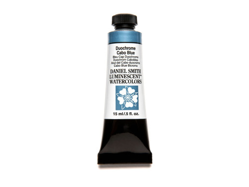 Extra Fine Luminescent Watercolor paint - Daniel Smith - Duochrome Cabo Blue, 15 ml