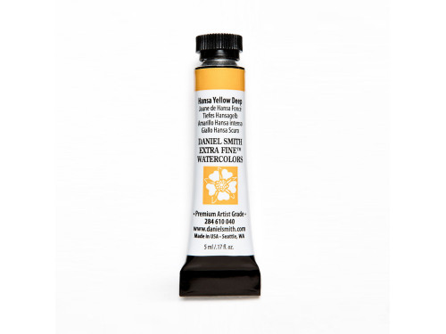 Extra Fine Watercolor paint - Daniel Smith - Hansa Yellow Deep, 5 ml