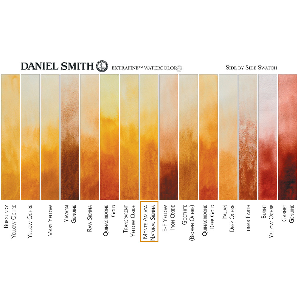 Farba akwarelowa Extra Fine - Daniel Smith - Monte Amiata Natural Sienna, 5 ml