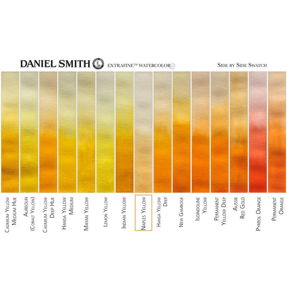 Extra Fine Watercolor paint - Daniel Smith - Naples Yellow, 5 ml