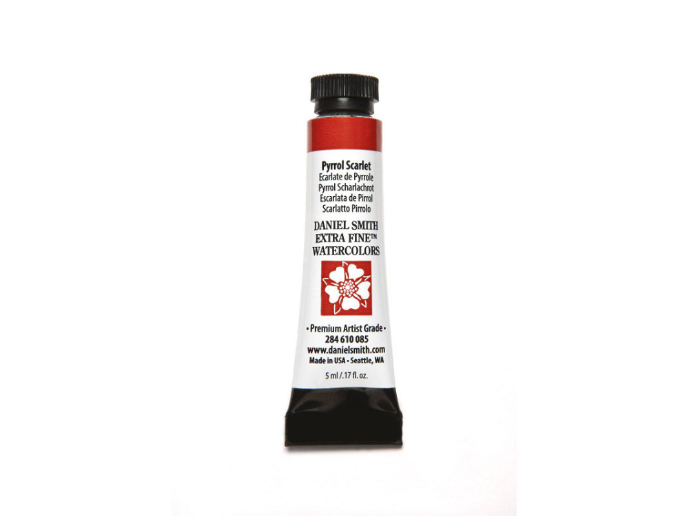 Farba akwarelowa Extra Fine - Daniel Smith - Pyrrol Scarlet, 5 ml