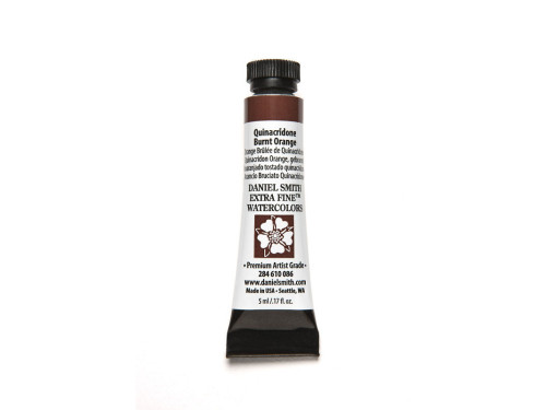 Extra Fine Watercolor paint - Daniel Smith - Quinacridone Burnt Orange, 5 ml