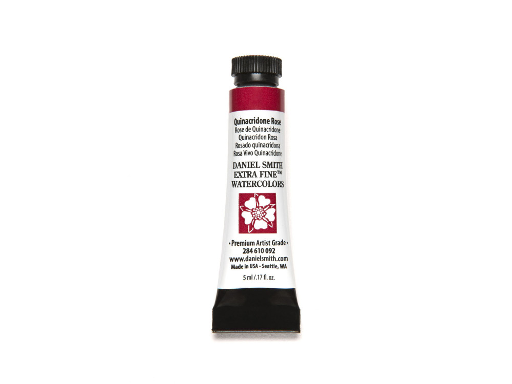 Extra Fine Watercolor paint - Daniel Smith - Quinacridone Rose, 5 ml