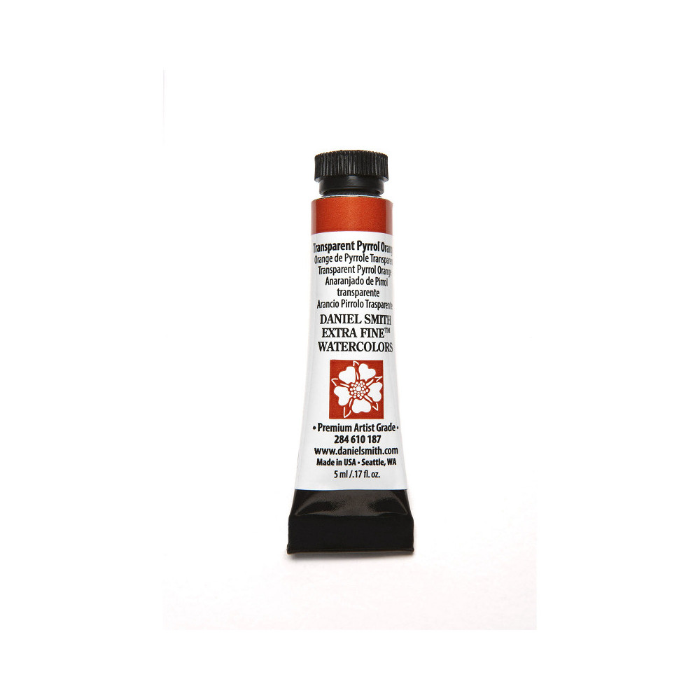 Farba akwarelowa Extra Fine - Daniel Smith - Transparent Pyrrol Orange, 5 ml