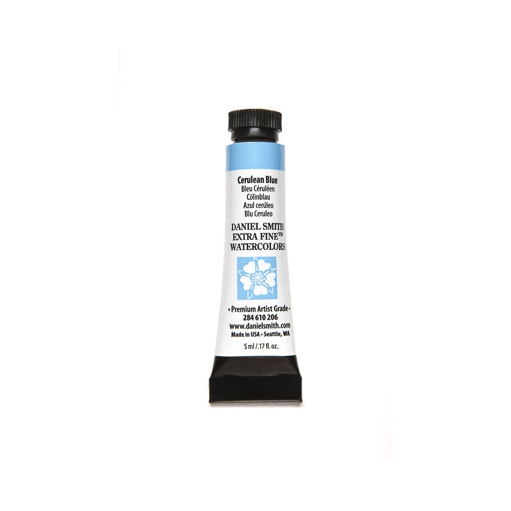 Extra Fine Watercolor paint - Daniel Smith - Cerulean Blue, 5 ml