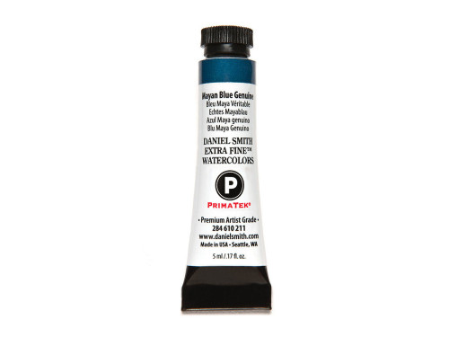 Extra Fine PrimaTek Watercolor paint - Daniel Smith - Mayan Blue Genuine, 5 ml