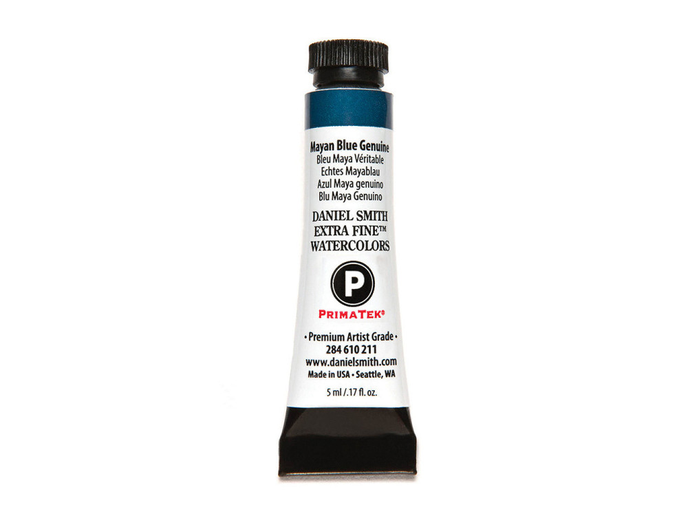 Extra Fine PrimaTek Watercolor paint - Daniel Smith - Mayan Blue Genuine, 5 ml