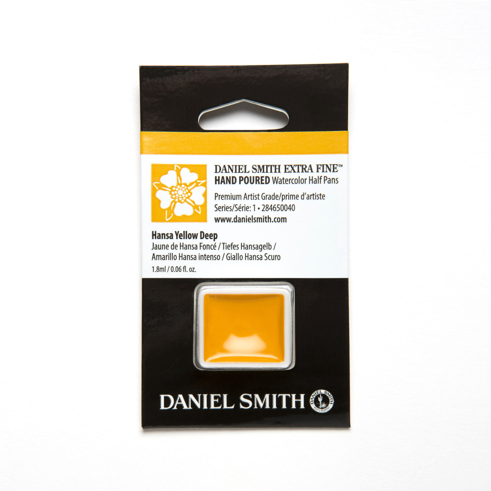 Farba akwarelowa Extra Fine w półkostce - Daniel Smith - Hansa Yellow Deep