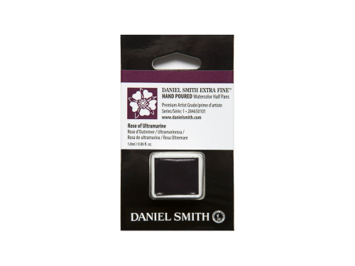 Extra Fine Watercolor paint half pan - Daniel Smith - Rose of Ultramarine