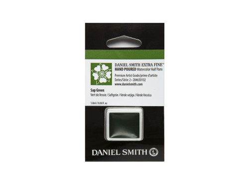Extra Fine Watercolor paint half pan - Daniel Smith - Sap Green