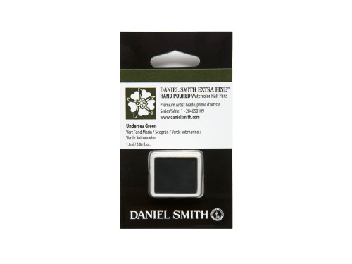 Extra Fine Watercolor paint half pan - Daniel Smith - Undersea Green
