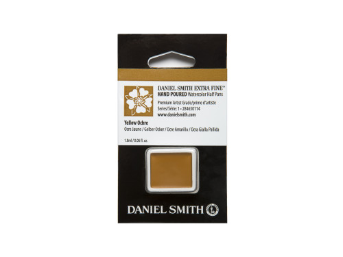 Extra Fine Watercolor paint half pan - Daniel Smith - Yellow Ochre