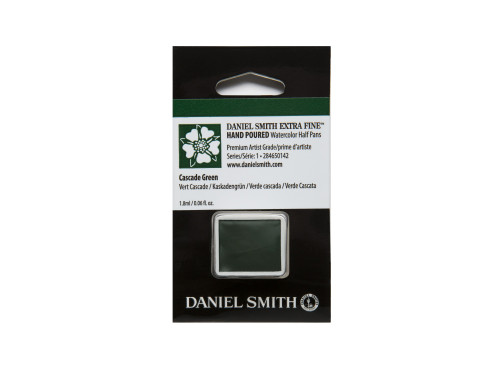 Extra Fine Watercolor paint half pan - Daniel Smith - Cascade Green