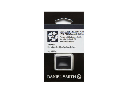 Extra Fine Watercolor paint half pan - Daniel Smith - Lunar Blue