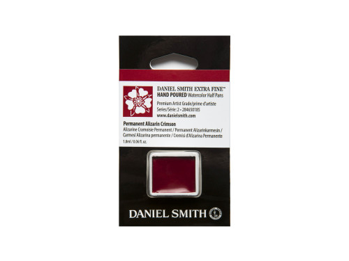 Extra Fine Watercolor paint half pan - Daniel Smith - Permanent Alizarin Crimson