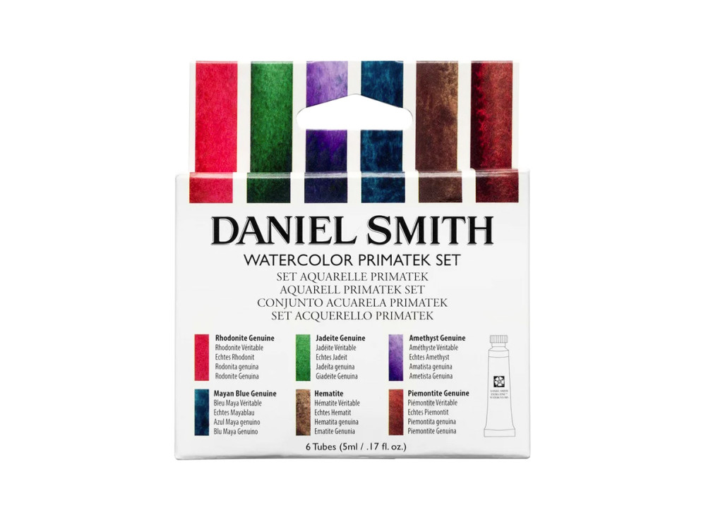 Extra Fine PrimaTek watercolor paints set  - Daniel Smith - 6 x 5 ml