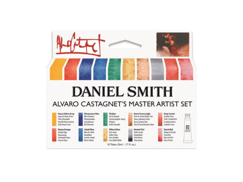 Zestaw akwareli Extra Fine Alvaro Castagnet - Daniel Smith - 10 kolorów x 5 ml